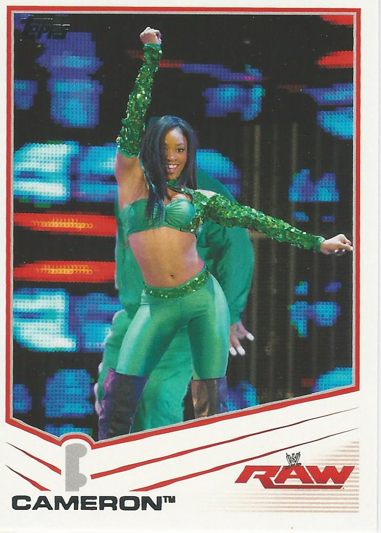 WWE Topps 2013 Trading Cards Cameron No.7