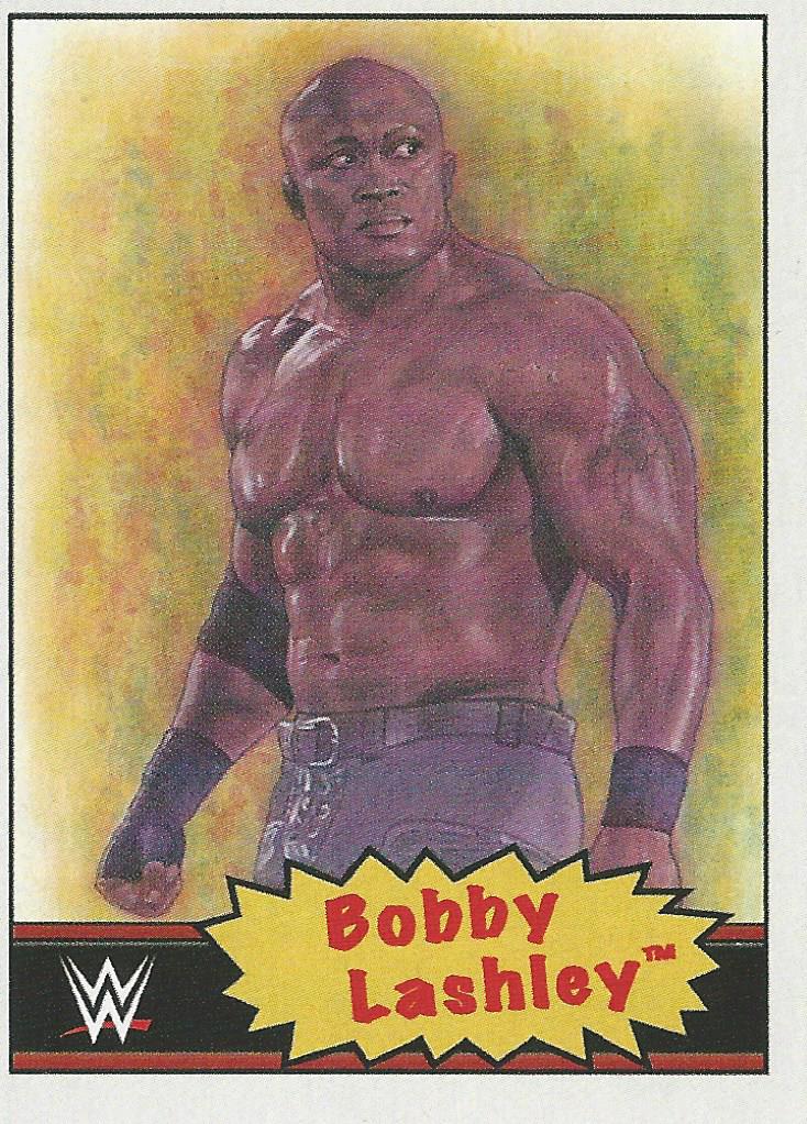 WWE Topps Living Set Trading Cards Bobby Lashley No.7