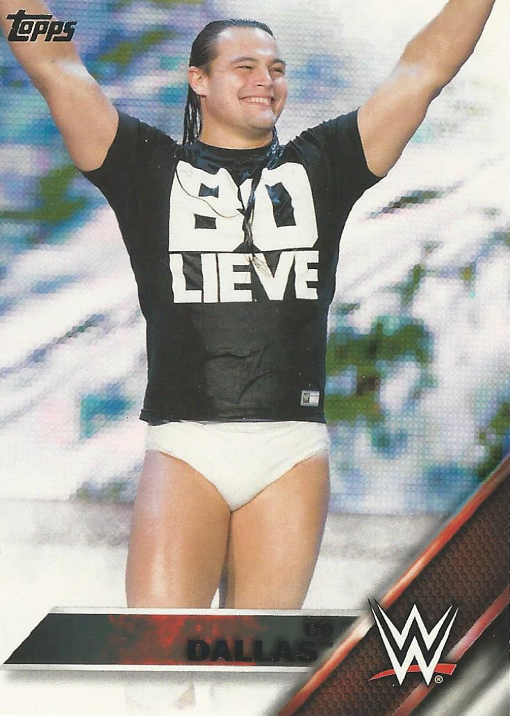 WWE Topps 2016 Trading Cards Bo Dallas No.7