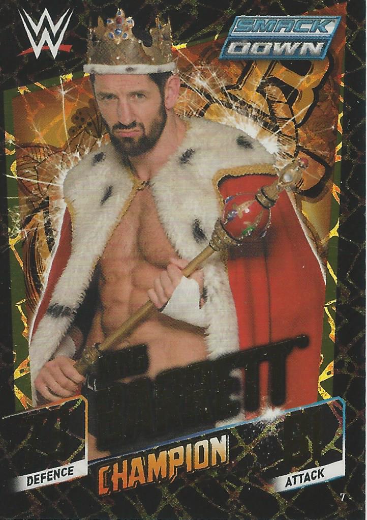 WWE Topps Slam Attax 2015 Then Now Forever Trading Card King Barrett Champion No.7