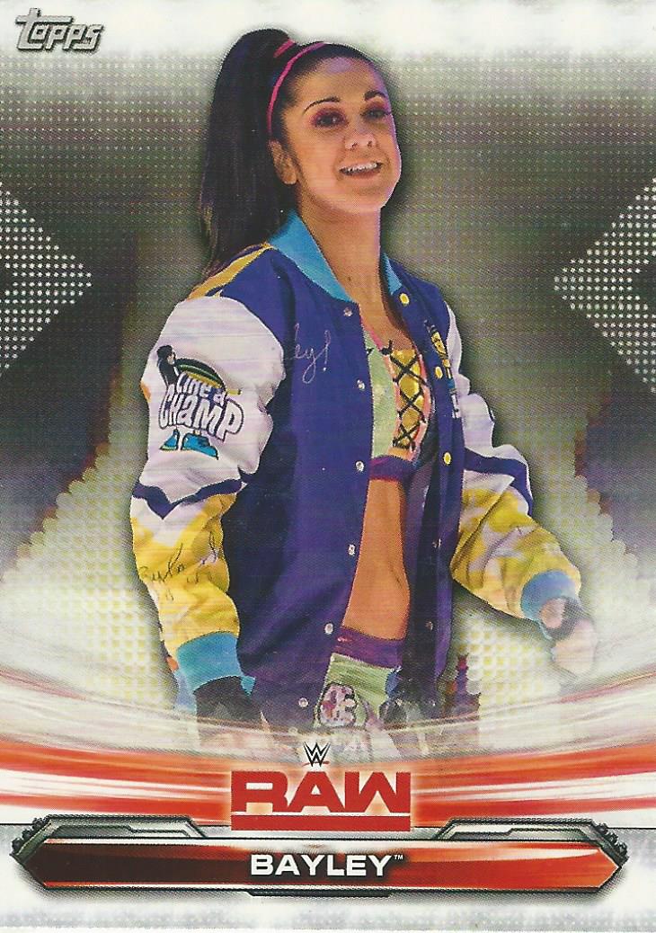 WWE Topps Raw 2019 Trading Card Bayley No.7