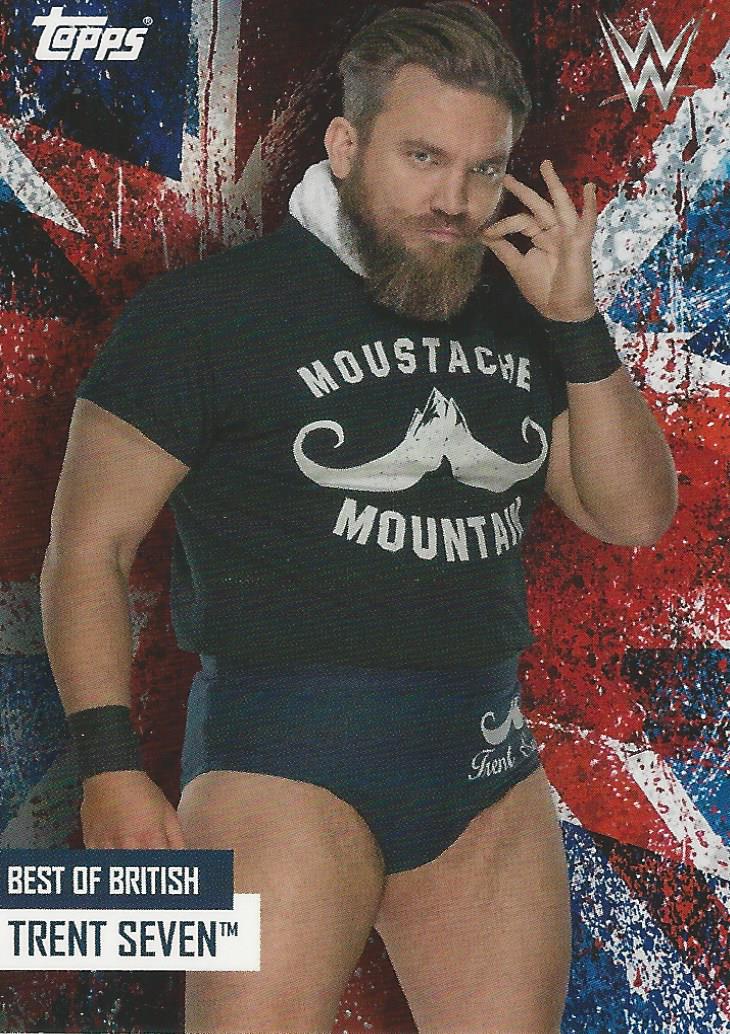 WWE Topps Best of British 2021 Trading Card Trent Seven