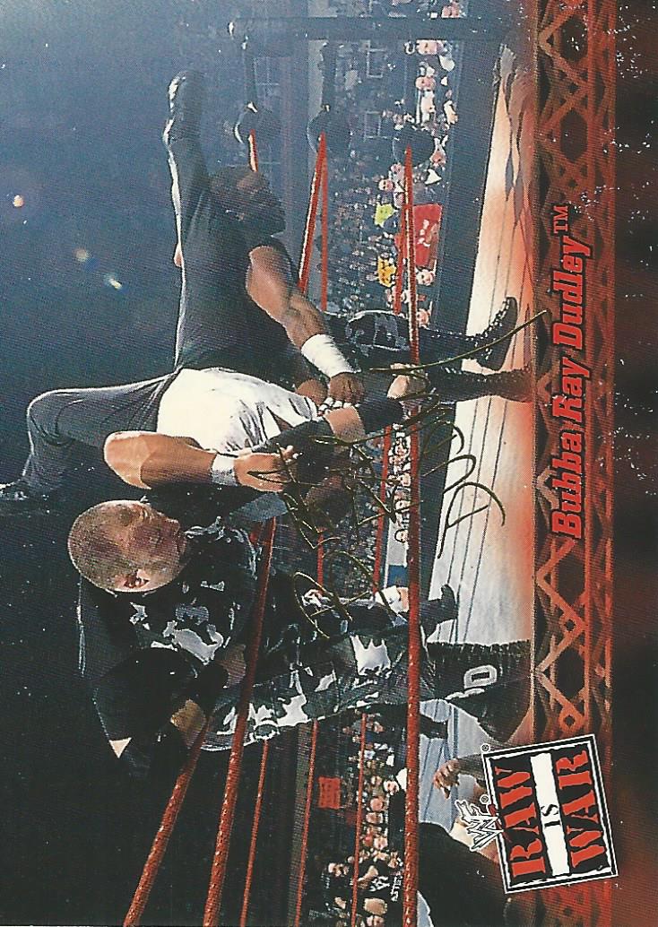 WWF Fleer Raw 2001 Trading Cards Bubba Ray Dudley No.7