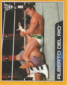 WWE Topps A-Z Sticker Collection 2014 Alberto Del Rio No.7