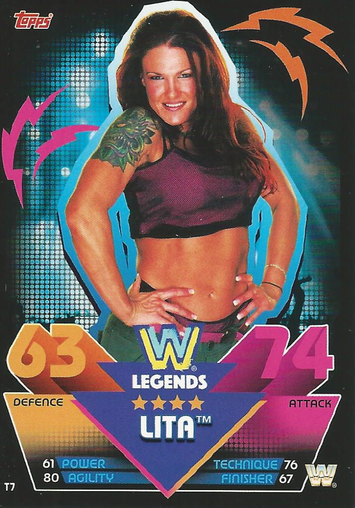 WWE Topps Slam Attax Reloaded 2020 Trading Card Lita T7