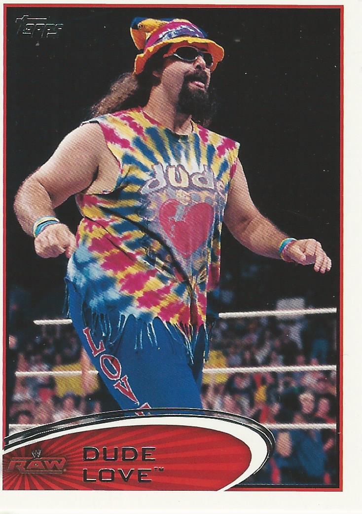 WWE Topps 2012 Trading Card Dude Love No.7