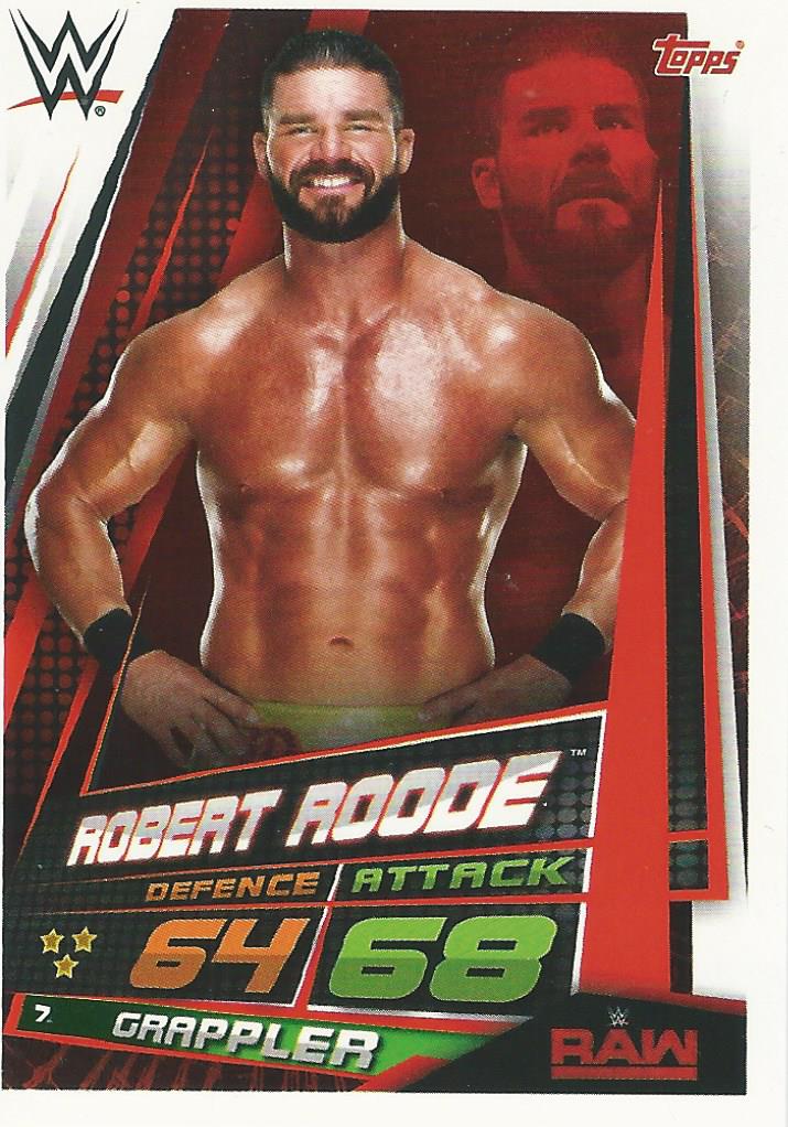 WWE Topps Slam Attax Universe 2019 Trading Card Robert Roode No.7