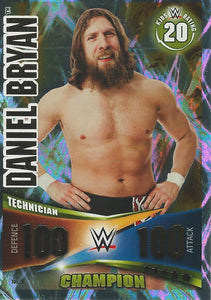 WWE Topps Slam Attax Rivals 2014 Trading Card Daniel Bryan Champion No.7