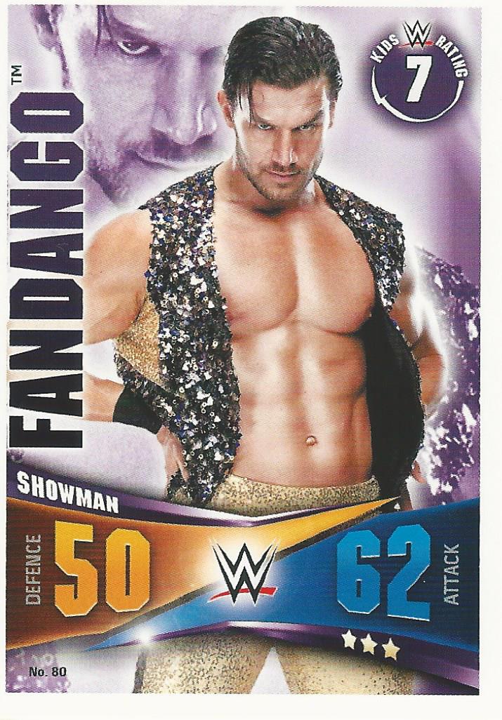 WWE Topps Slam Attax Rivals 2014 Trading Card Fandango No.80