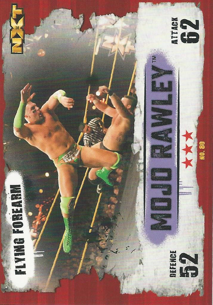 WWE Topps Slam Attax Takeover 2016 Trading Card Mojo Rawley No.80