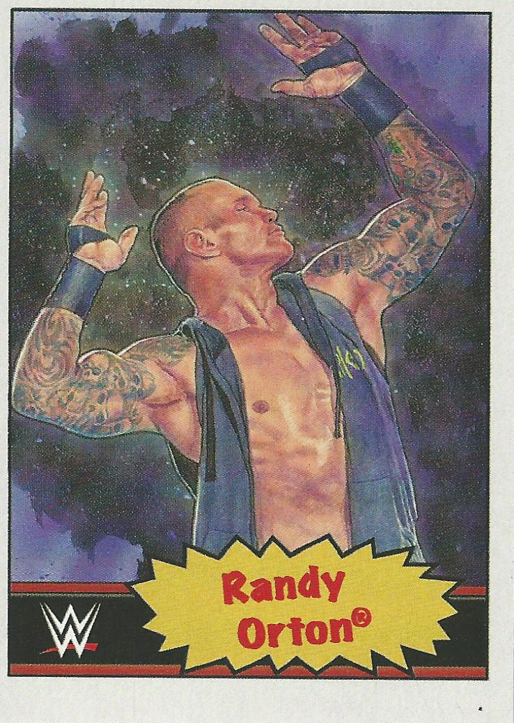 WWE Topps Living Set Trading Cards 2021 Randy Orton No.80