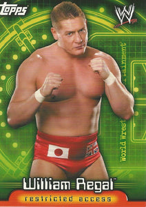 WWE Topps Insider 2006 Trading Card William Regal No.80