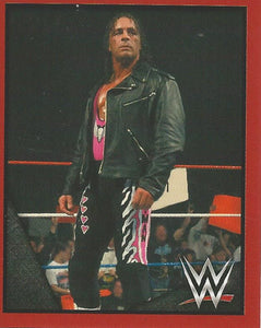 WWE Topps Then Now Forever 2016 Stickers Bret Hart No.80