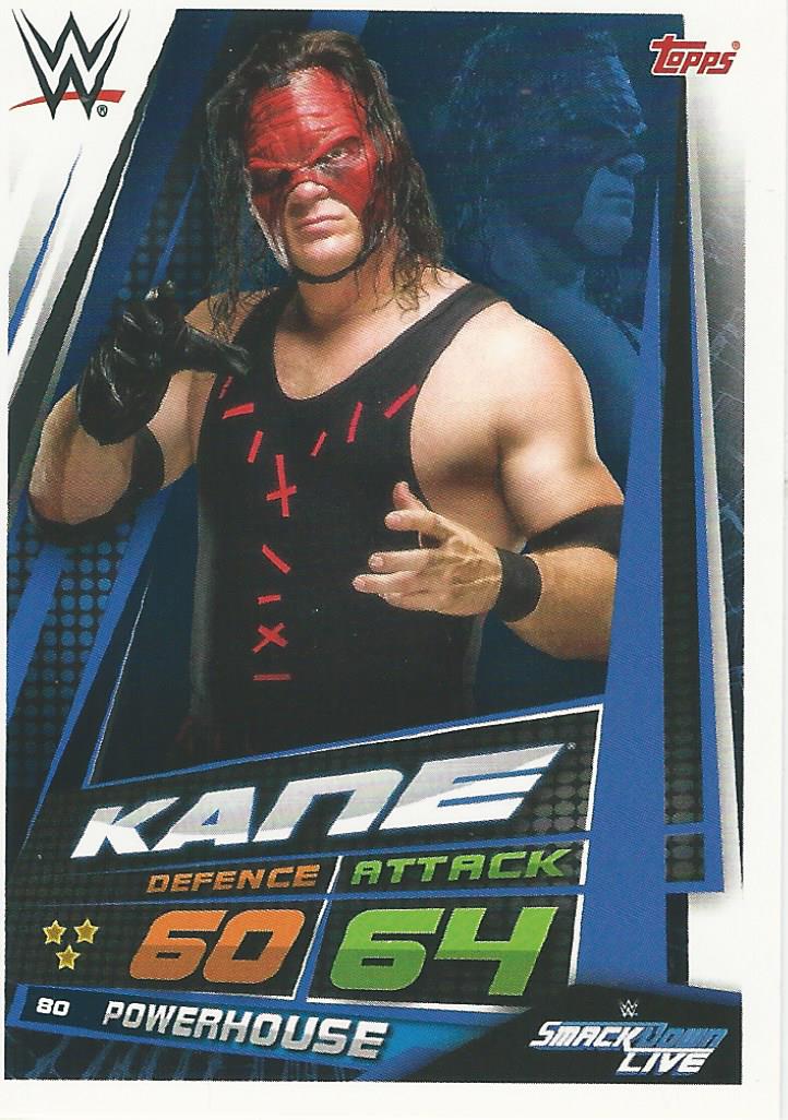 WWE Topps Slam Attax Universe 2019 Trading Card Kane No.80
