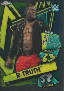 WWE Topps Slam Attax Chrome 2021 Trading Cards R-Truth No.80