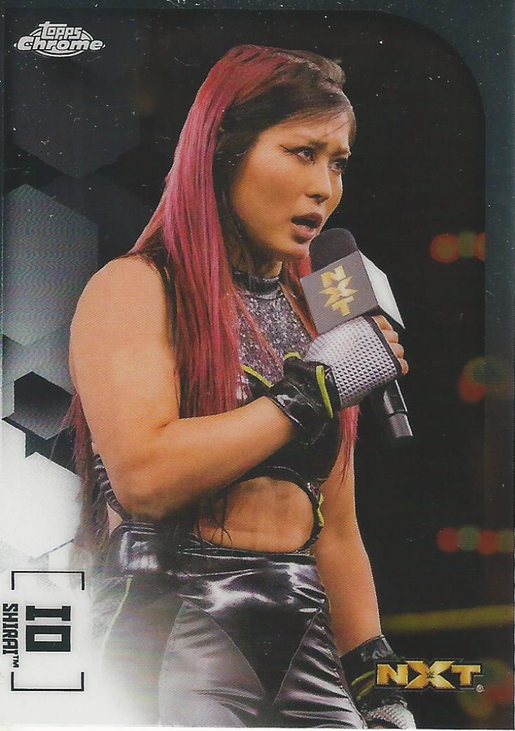 WWE Topps Chrome 2020 Trading Cards Io Shirai No.80