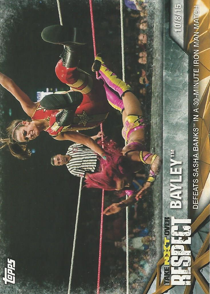 WWE Topps Women Division 2017 Trading Card Bayley NXT-6