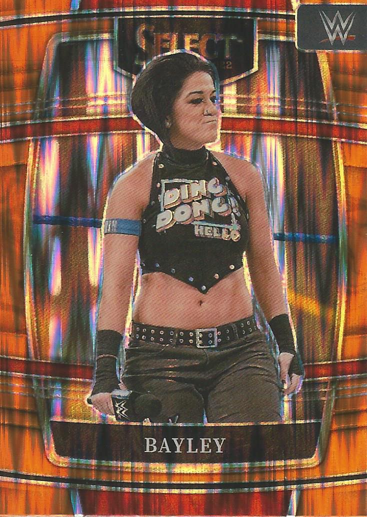 WWE Panini Select Trading Cards 2022 Bayley No.80 Orange Flash