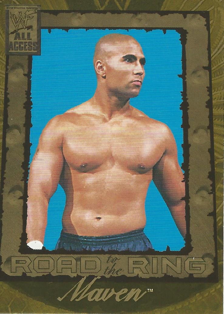 WWF Fleer All Access Trading Cards 2002 Maven No.81