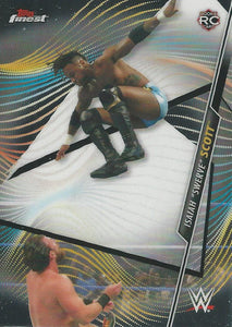 WWE Topps Finest 2020 Trading Card Isaiah "Swerve" Scott No.81