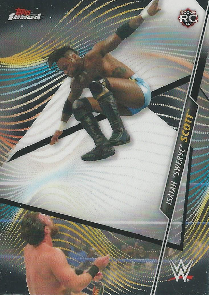 WWE Topps Finest 2020 Trading Card Isaiah 