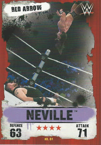 WWE Topps Slam Attax Takeover 2016 Trading Card Neville No.81