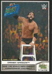 WWE Topps Road to Wrestlemania 2014 Trading Cards Damien Sandow No.21