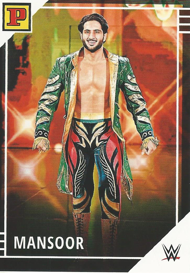 WWE Panini Debut Edition 2022 Trading Cards Mansoor No.81