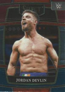 WWE Panini Select Trading Cards 2022 Red/Silver/Blue Jordan Devlin No.81