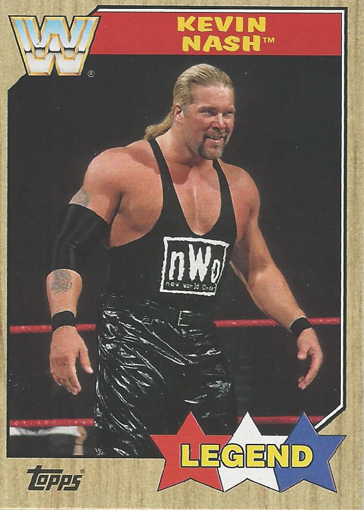 WWE Topps Heritage 2017 Trading Card Kevin Nash No.81