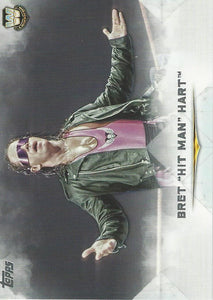 WWE Topps Undisputed 2020 Trading Card Bret Hitman Hart No.81