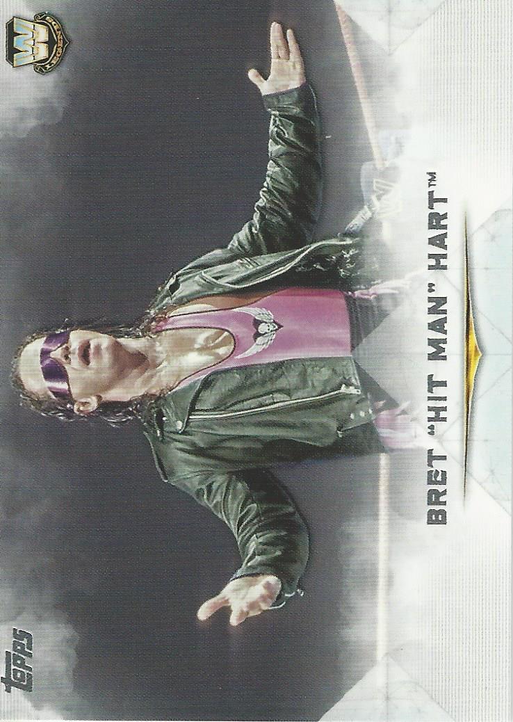 WWE Topps Undisputed 2020 Trading Card Bret Hitman Hart No.81