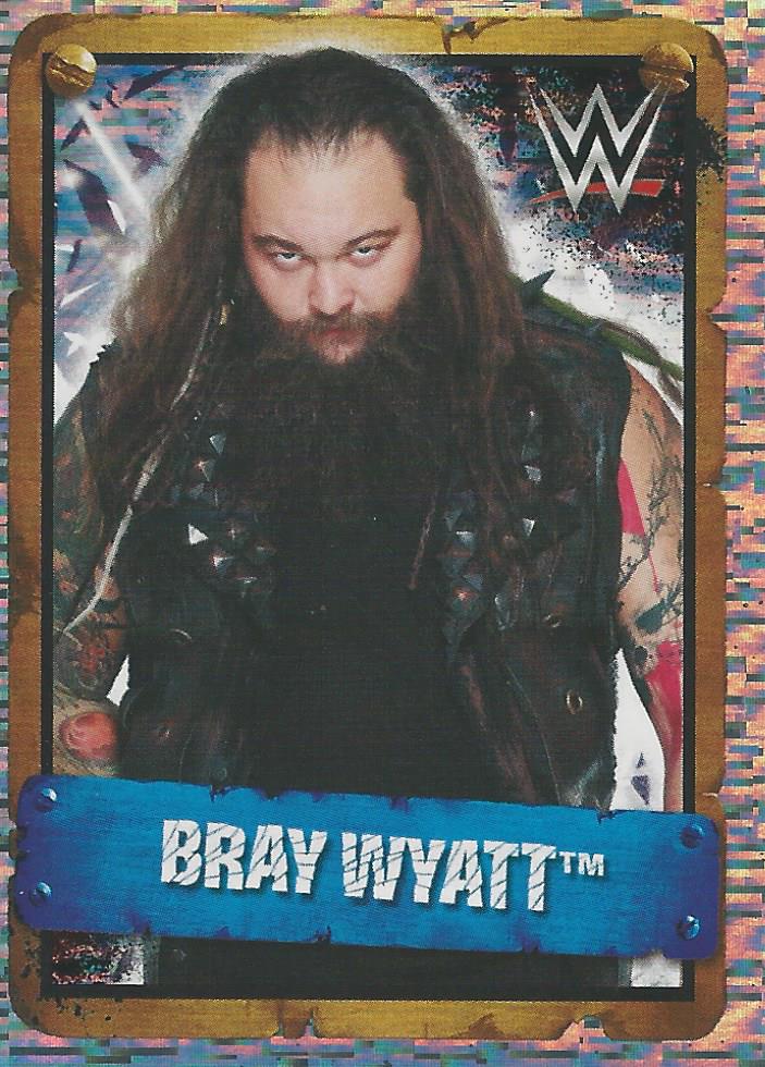 WWE Topps Stickers 2017 Bray Wyatt Foil No.81