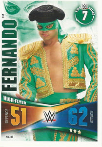 WWE Topps Slam Attax Rivals 2014 Trading Card Fernando No.81