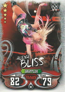 WWE Topps Slam Attax Live 2018 Trading Card Alexa Bliss No.82