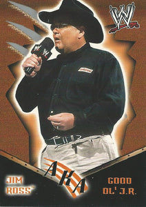 WWE Fleer Royal Rumble 2002 Trading Cards Jim Ross No.82