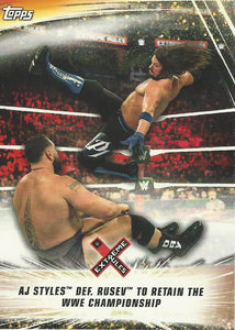 WWE Topps Summerslam 2019 Trading Card AJ Styles No.82