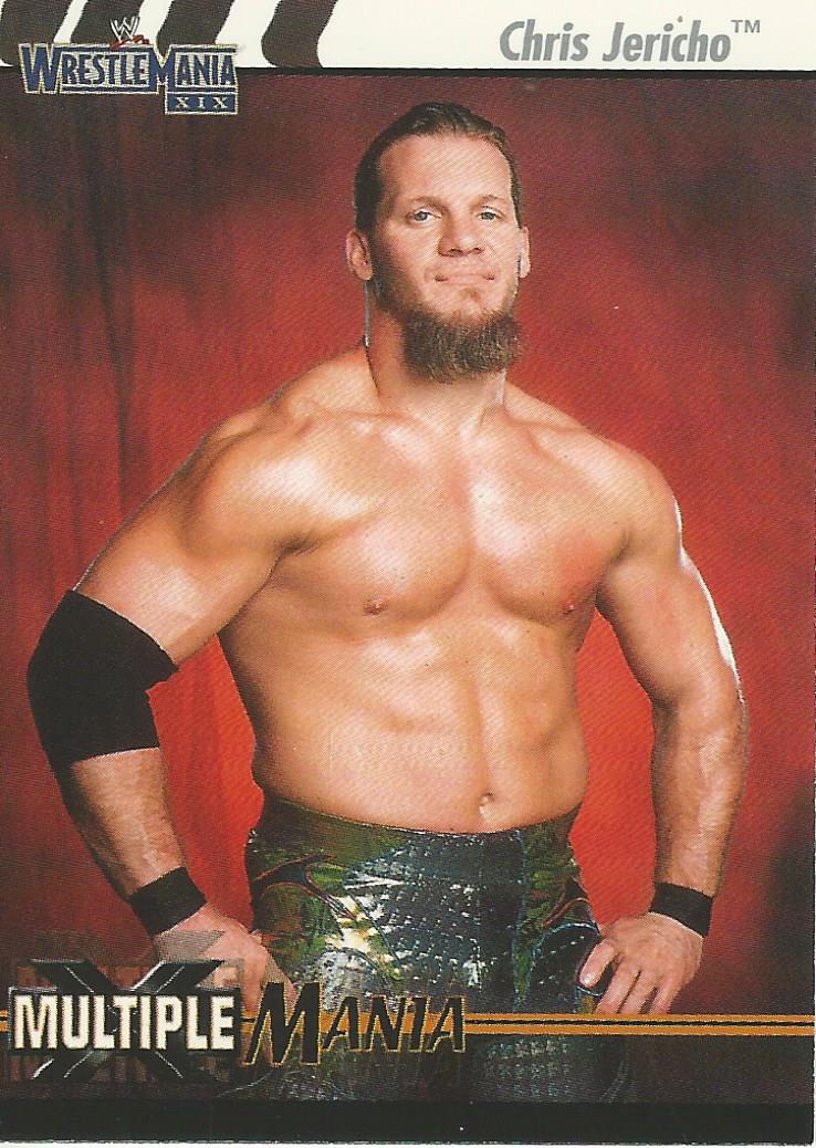 WWE Fleer Wrestlemania XIX Trading Cards 2003 Chris Jericho No.82