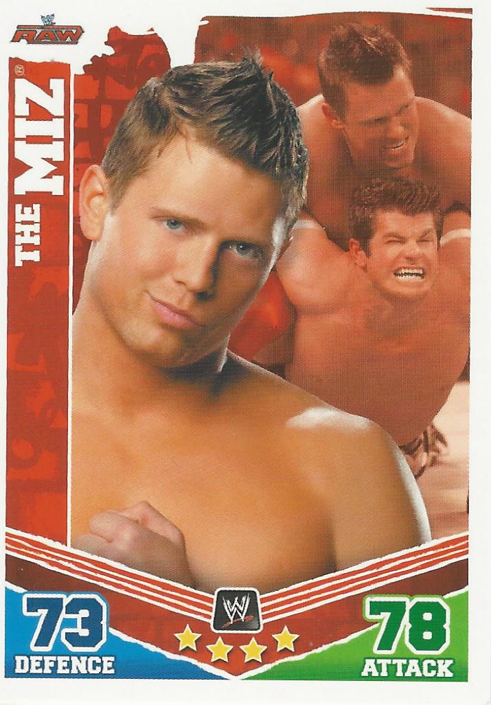 WWE Topps Slam Attax Mayhem 2010 Trading Card The Miz No.82