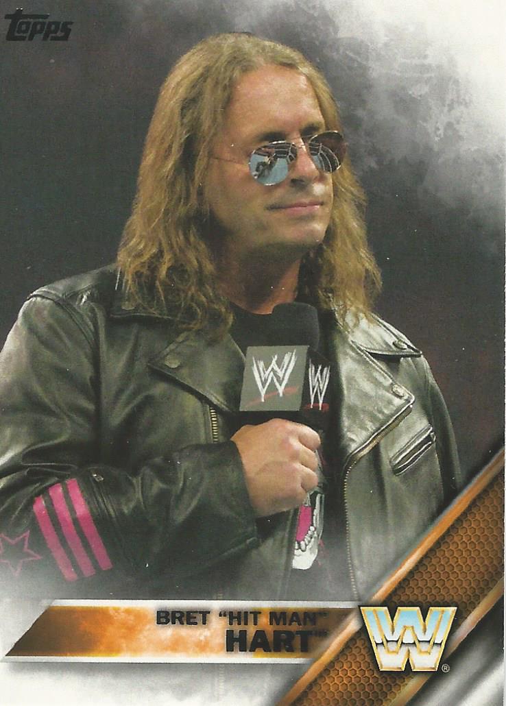 WWE Topps 2016 Trading Cards Bret Hart No.82