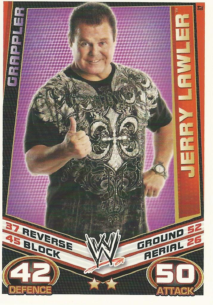 WWE Topps Slam Attax Rebellion 2012 Trading Card Jerry Lawler No.82