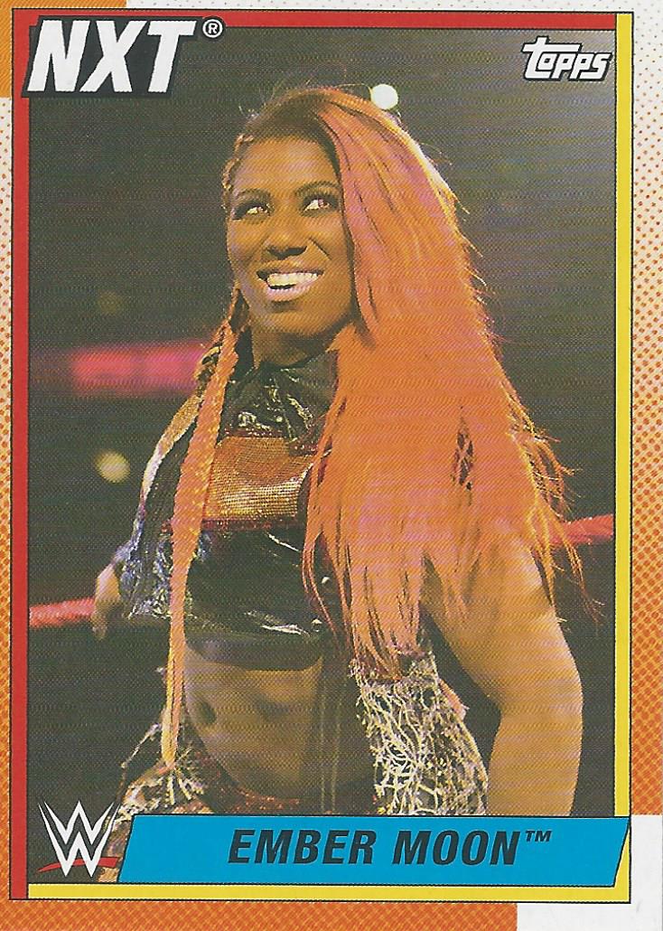 WWE Topps Heritage 2021 Trading Card Ember Moon No.82