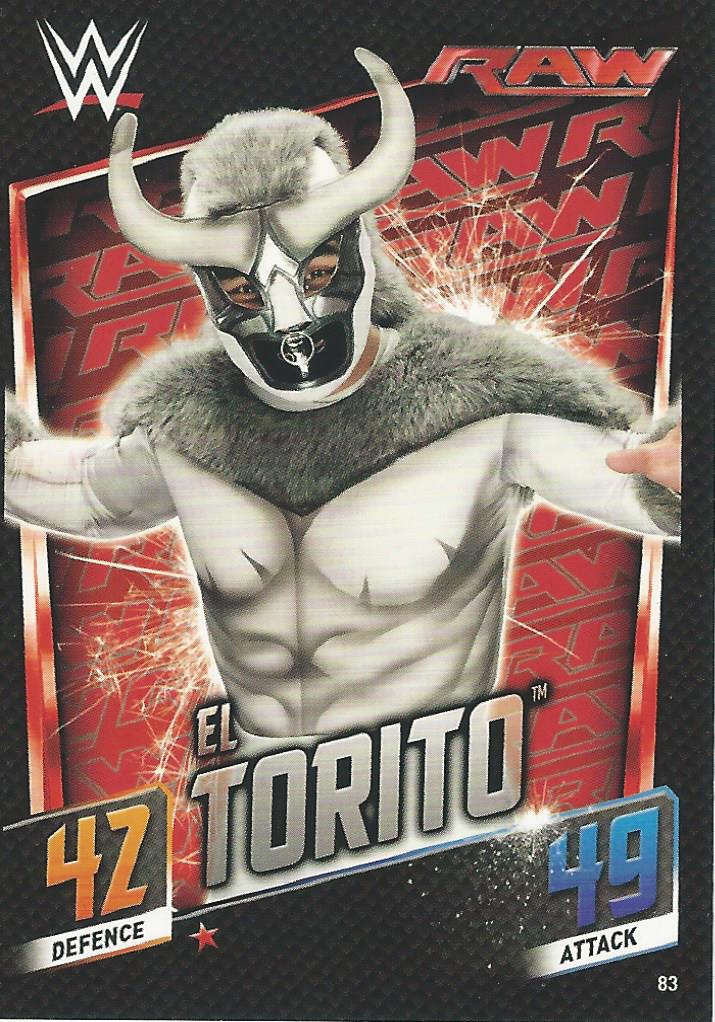 WWE Topps Slam Attax 2015 Then Now Forever Trading Card El Torito No.83