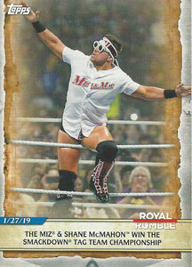 WWE Topps Road to Wrestlemania 2020 Trading Cards The Miz No.83