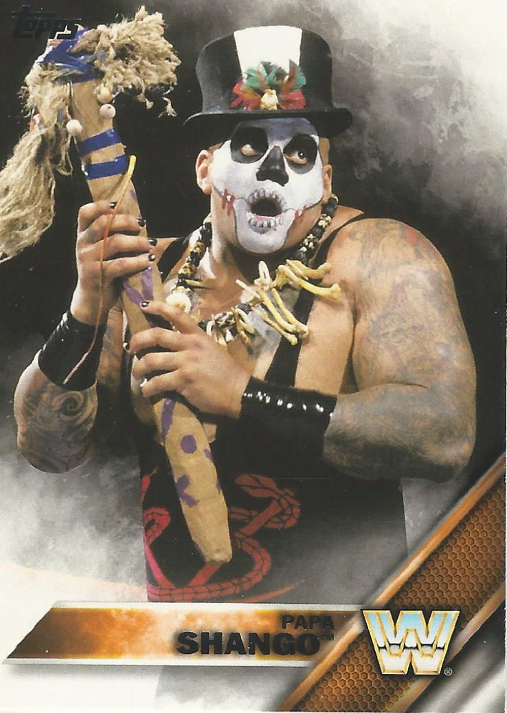 WWE Topps 2016 Trading Cards Papa Shango No.83