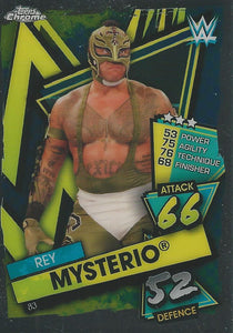 WWE Topps Slam Attax Chrome 2021 Trading Cards Rey Mysterio No.83