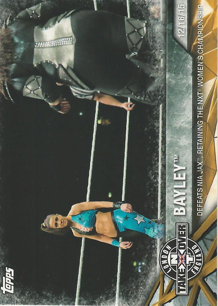 WWE Topps Women Division 2017 Trading Card Bayley NXT-9
