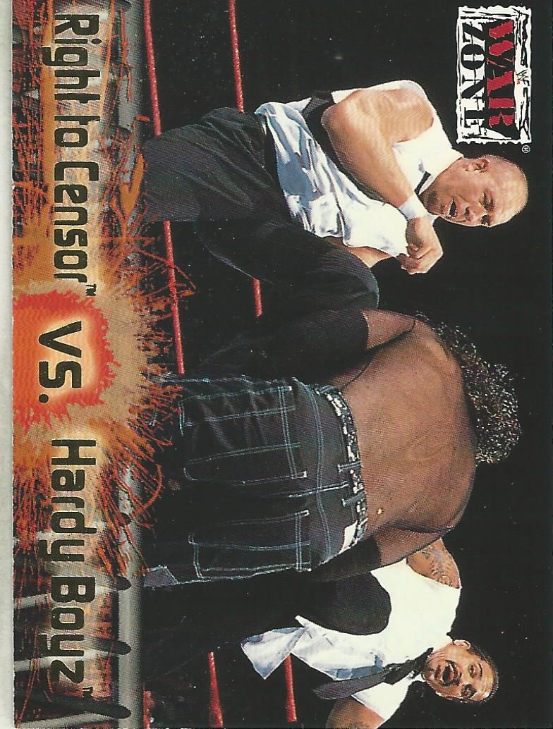WWF Fleer Raw 2001 Trading Cards Right to Censor No.83