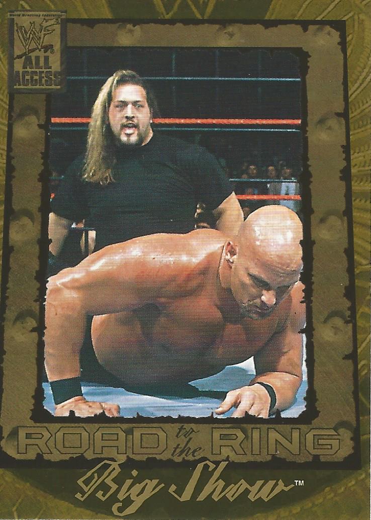 WWF Fleer All Access Trading Cards 2002 Big Show No.83