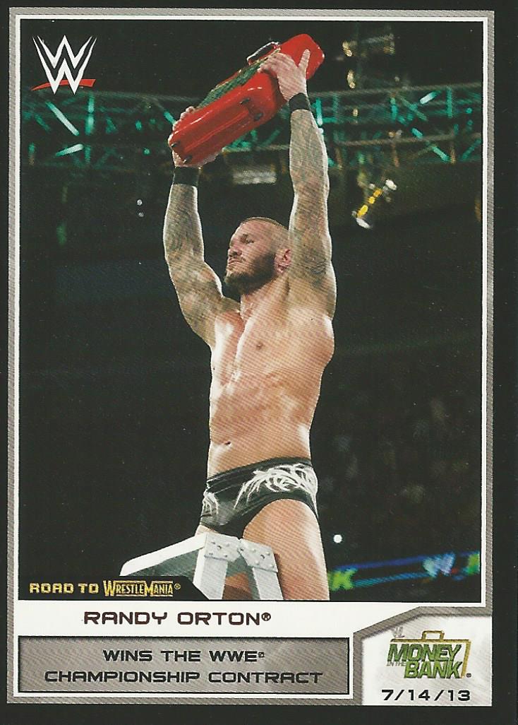 WWE Topps Road to Wrestlemania 2014 Trading Cards Randy Orton No.23